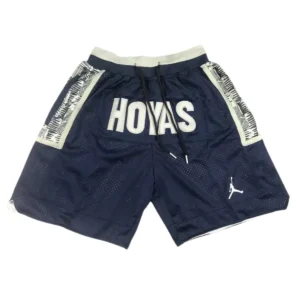 Georgetown HOYAS University 1995-96 Navy Basketball Shorts