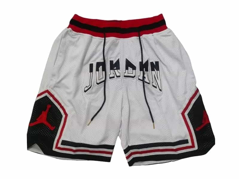 Front view of Jordan Sport Diamond White Shorts featuring a clean, minimalist design.