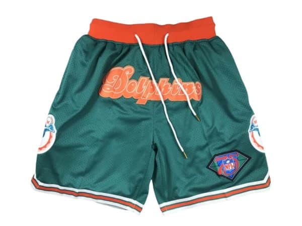 Miami Dolphins Throwbacks Shorts