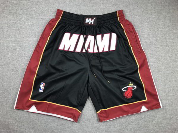 Miami Heat Black Shorts - Icon Edition