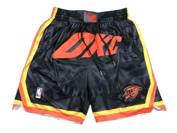 Oklahoma City Thunder City Edition Swingman Shorts 23 Mens