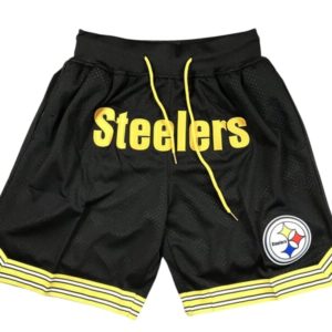 Pittsburgh Steelers Black Just Don Championship Shorts