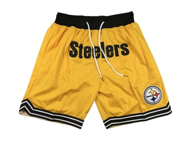 Pittsburgh Steelers Gold Championship Shorts