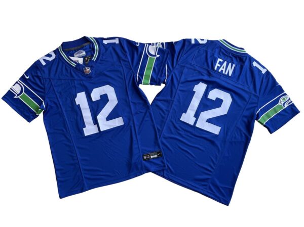 12th Fan Seattle Seahawks Jaxon Royal Alternate Vapor Limited Jersey