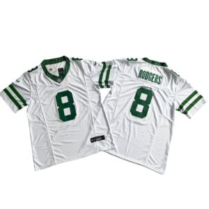 Aaron Rodgers New York Jets Legacy White Vapor Limited Jersey