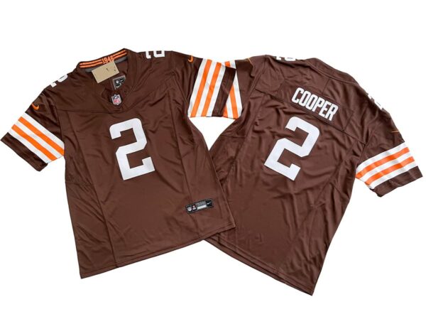 Amari Cooper 2 Cleveland Browns Brown Vapor Limited Jersey