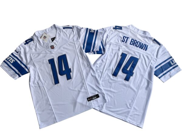 Amon Ra St. Brown Detroit Lions Vapor Limited Jersey White