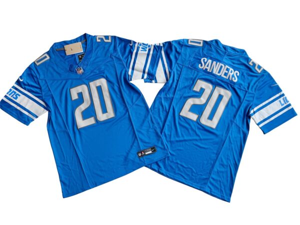 Barry Sanders Detroit Lions Vapor Limited Jersey Blue