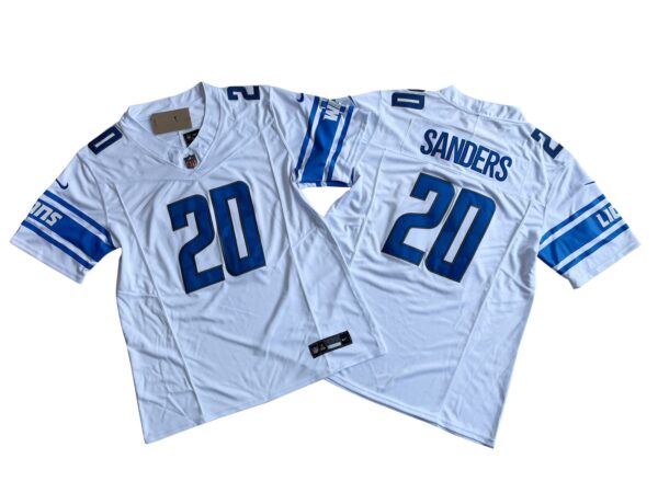 Barry Sanders Detroit Lions Vapor Limited Jersey White