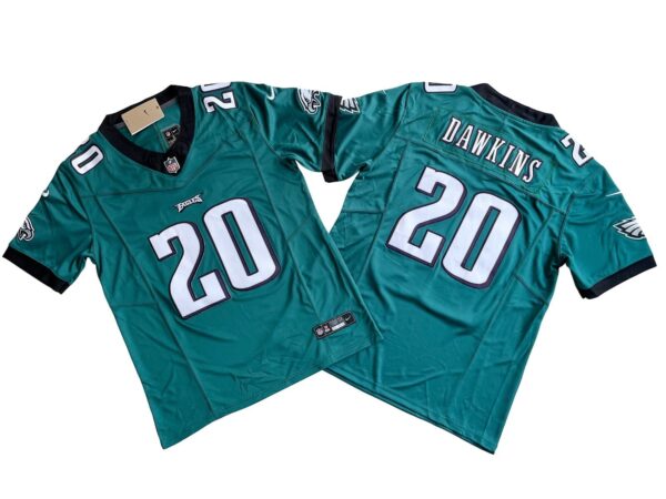 Brian Dawkins Philadelphia Eagles Midnight Green Vapor Limited Jersey rotated 1