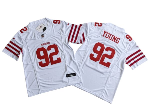 Chase Young San Francisco 49ers White Vapor Limited Jersey