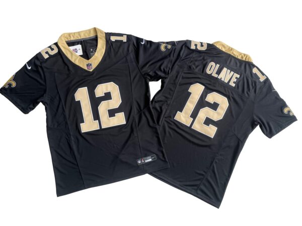 Chris Olave New Orleans Saints Black Vapor Limited Jersey rotated 1