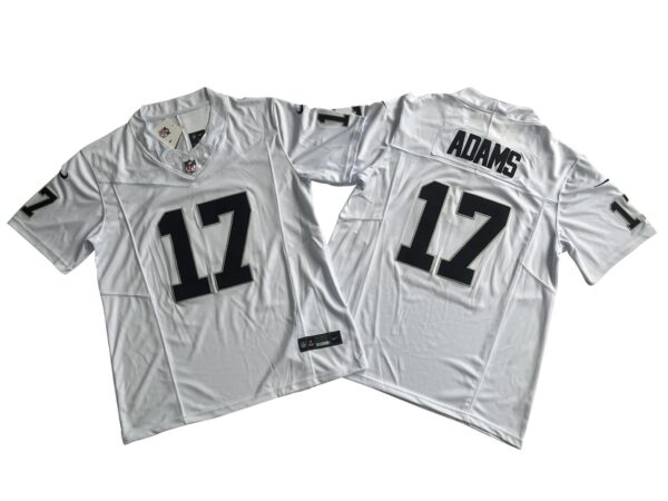 Davante Adams Las Vegas Raiders White Vapor Limited Jersey rotated 1