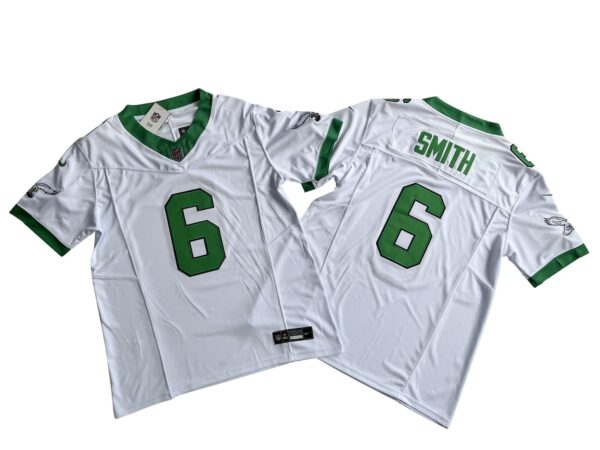 DeVonta Smith Philadelphia Eagles White Green Vapor Limited Jersey rotated 1