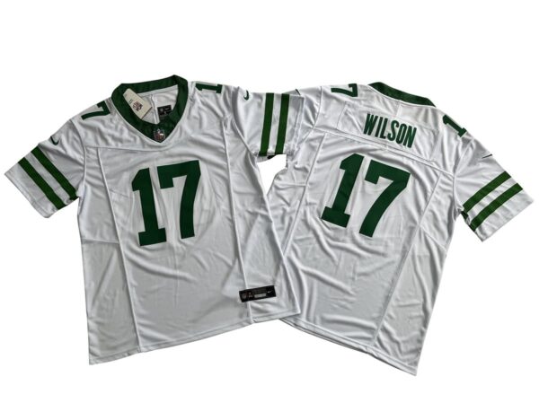 Garrett Wilson New York Jets Legacy White Vapor Limited Jersey