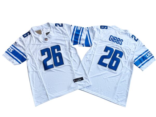 Jahmyr Gibbs Detroit Lions Vapor Limited Jersey White