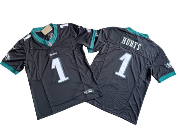 Jalen Hurts Philadelphia Eagles Black Vapor Limited Jersey rotated 1