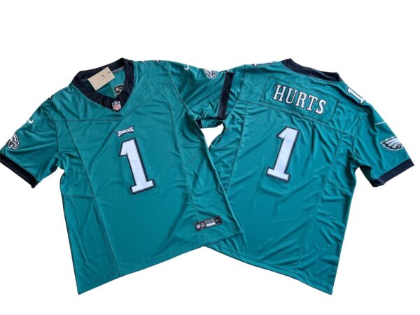 Jalen Hurts Philadelphia Eagles Midnight Green Vapor Limited Jersey rotated 1