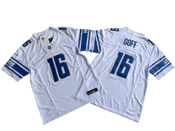 Jared Goff Detroit Lions Vapor Limited Jersey White