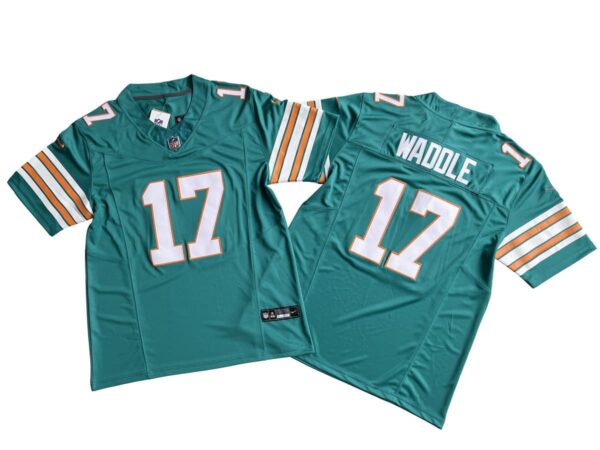 Jaylen Waddle Miami Dolphins Tyreek Hill Aqua Limited Jersey