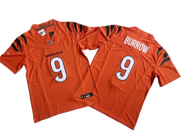 Joe Burrow Cincinnati Bengals Orange Vapor Limited Jersey rotated 1