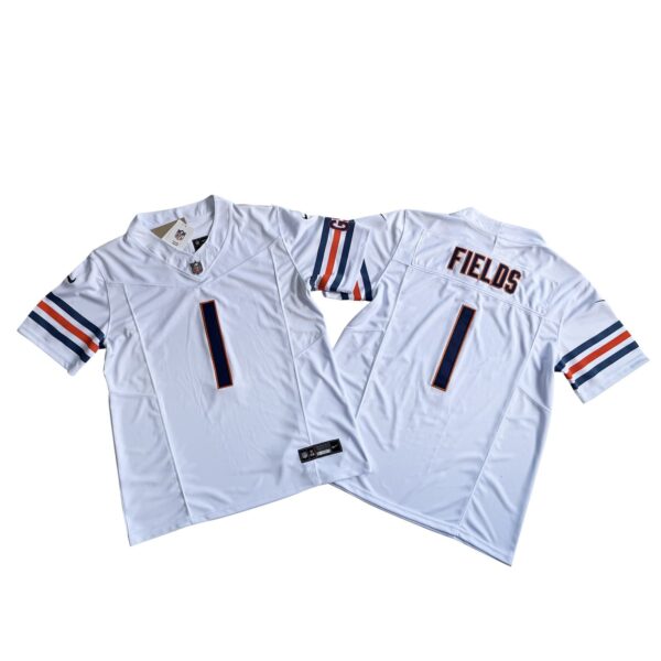 Justin Fields Chicago Bears Vapor Limited Jersey White