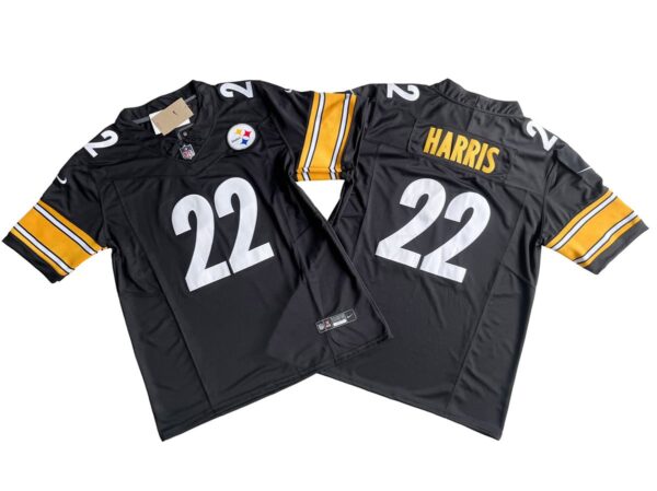 Najee Harris Pittsburgh Steelers Black Vapor Limited Jersey