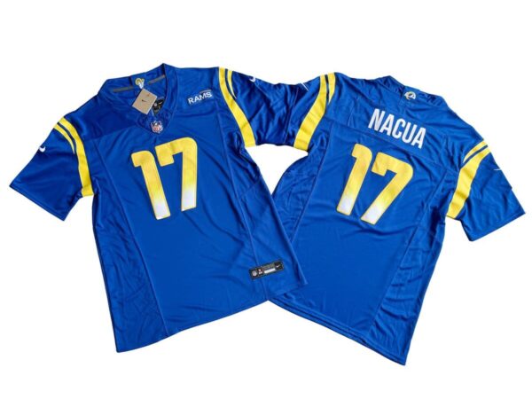 Puka Nacua Los Angeles Rams Royal Vapor Limited Jersey rotated 1