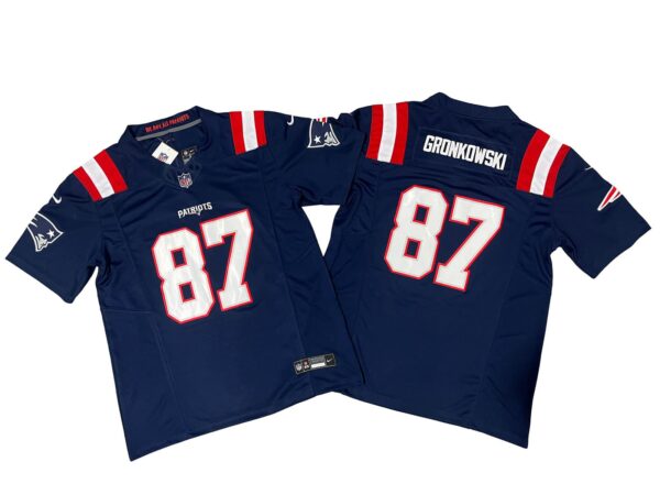 Rob Gronkowski New England Patriots Navy Vapor Limited Jersey