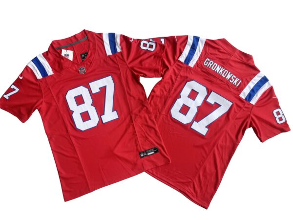 Rob Gronkowski New England Patriots Red Alternate Limited Jersey