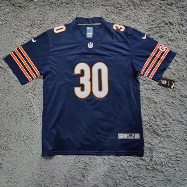 Roschon Johnson Chicago Bears Vapor Untouchable Elite Jersey Navy