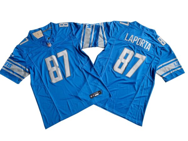 Sam LaPorta Detroit Lions Vapor Limited Jersey Blue