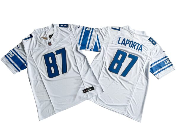 Sam LaPorta Detroit Lions Vapor Limited Jersey White