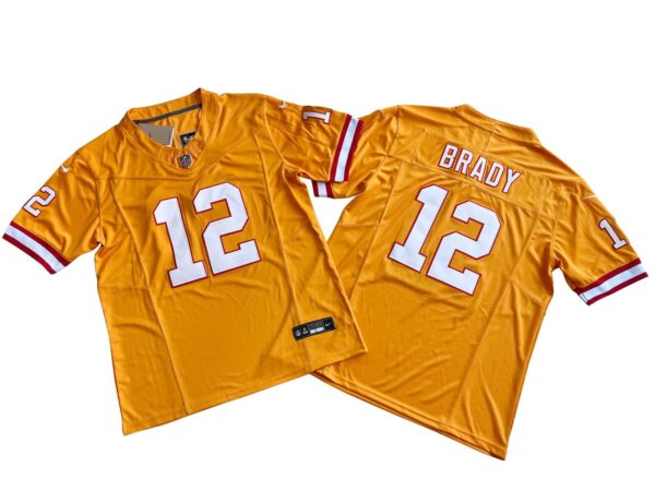 Tom Brady Tampa Bay Buccaneers Orange Vapor Limited Jersey rotated 1