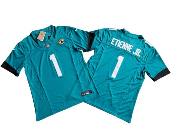 Travis Etienne Jr Jacksonville Jaguars Teal Vapor Limited Jersey rotated 1