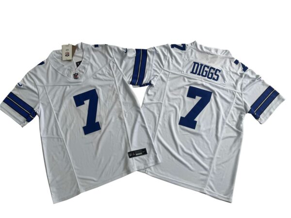 Trevon Diggs Dallas Cowboys White Vapor Limited Jersey