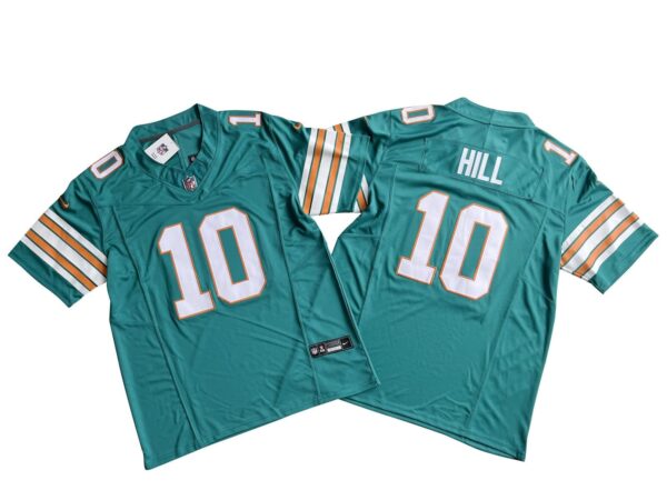 Tyreek Hill Miami Dolphins Aqua Limited Jersey rotated 1