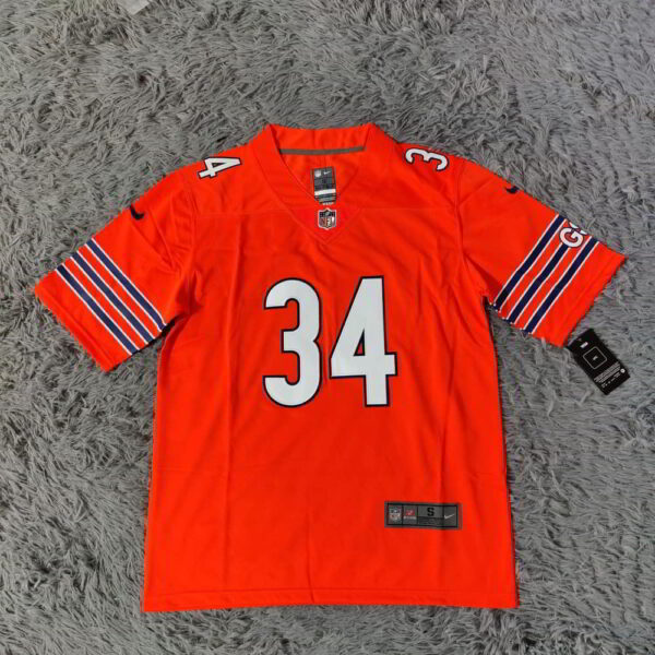 Walter Payton Chicago Bears Retired Player Jersey Orange