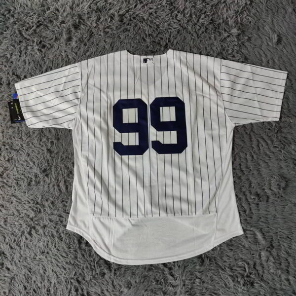 Aaron Judge 99 New York Yankees Home Number Stitched Jersey - White