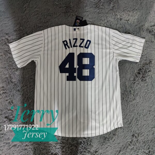 Anthony Rizzo New York Yankees Home Player Jersey White back