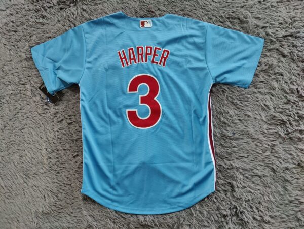 Bryce Harper Philadelphia Phillies Stitched Jersey Blue