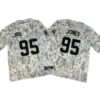 Chris Jones #95 Vapor FUSE Jersey Salute To Service Arctic Chiefs NWT