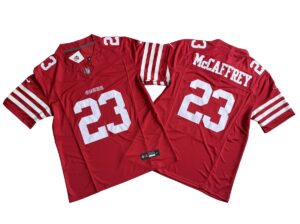 Christian McCaffrey 23 San Francisco 49ers Vapor F.U.S.E. Limited Jersey – Scarlet