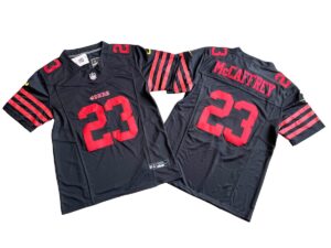 Christian McCaffrey San Francisco 49ers Vapor F.U.S.E. Limited Jersey – Black