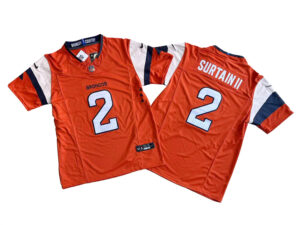 Denver Broncos Patrick Surtain II Nike Orange Vapor F.U.S.E. Limited Jersey