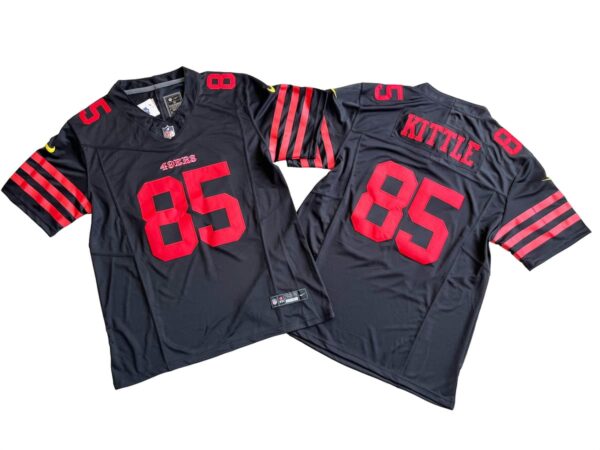 George Kittle 85 San Francisco 49ers Vapor F.U.S.E. Limited Jersey – Black