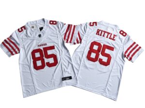 George Kittle 85 San Francisco 49ers Vapor F.U.S.E. Limited Jersey – White