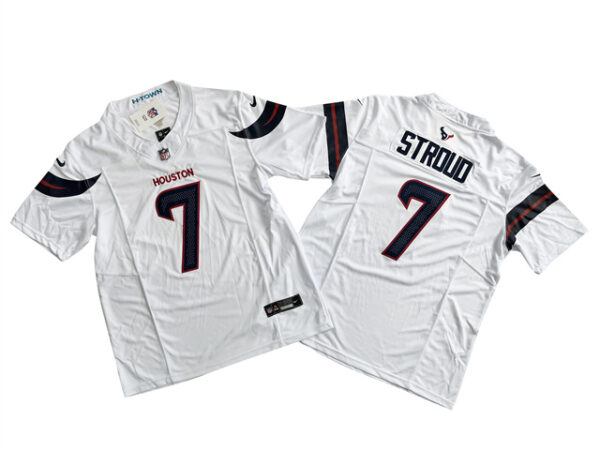 Houston Texans C.J. Stroud Nike White Vapor F.U.S.E. Limited Jersey