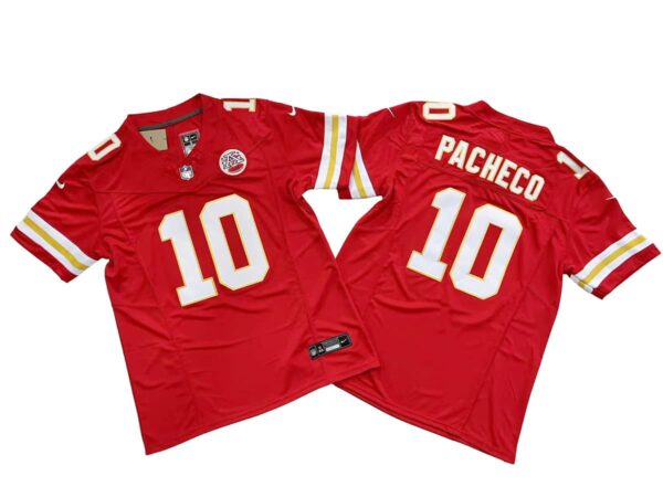 Isiah Pacheco 10 Kansas City Chiefs Vapor F.U.S.E. Limited Jersey – Red