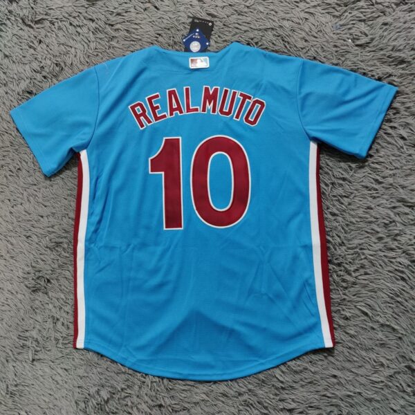 J.T. Realmuto Philadelphia Phillies Jersey blue back